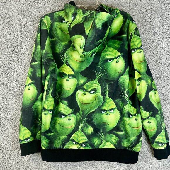 The Grinch Dr. Seuss X Forever21 AOP Hoodie Collaboration Collector Juicy J - Picture 2 of 5
